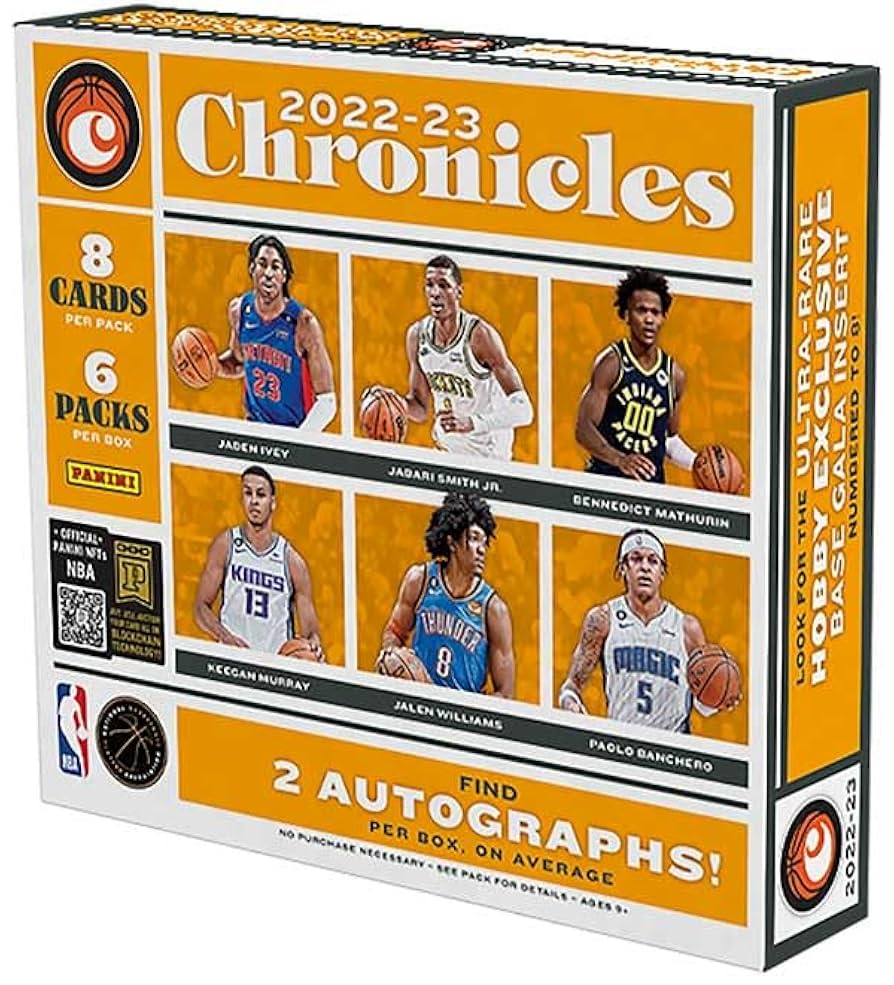 2022/23 Panini Chronicles Basketball Hobby Box