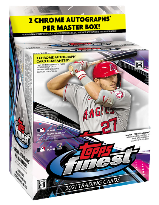2021 Topps Finest Baseball Hobby Box