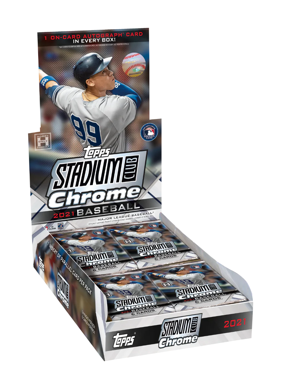 2021 Topps Stadium Club Chrome Baseball Hobby Box