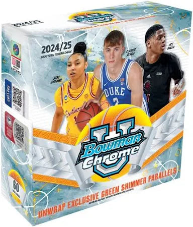 2024/25 Bowman Chrome University Basketball Mega Box