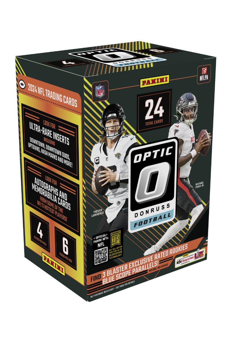 2024 Donruss Optic Football Hobby Blaster Box (Blue Scope)