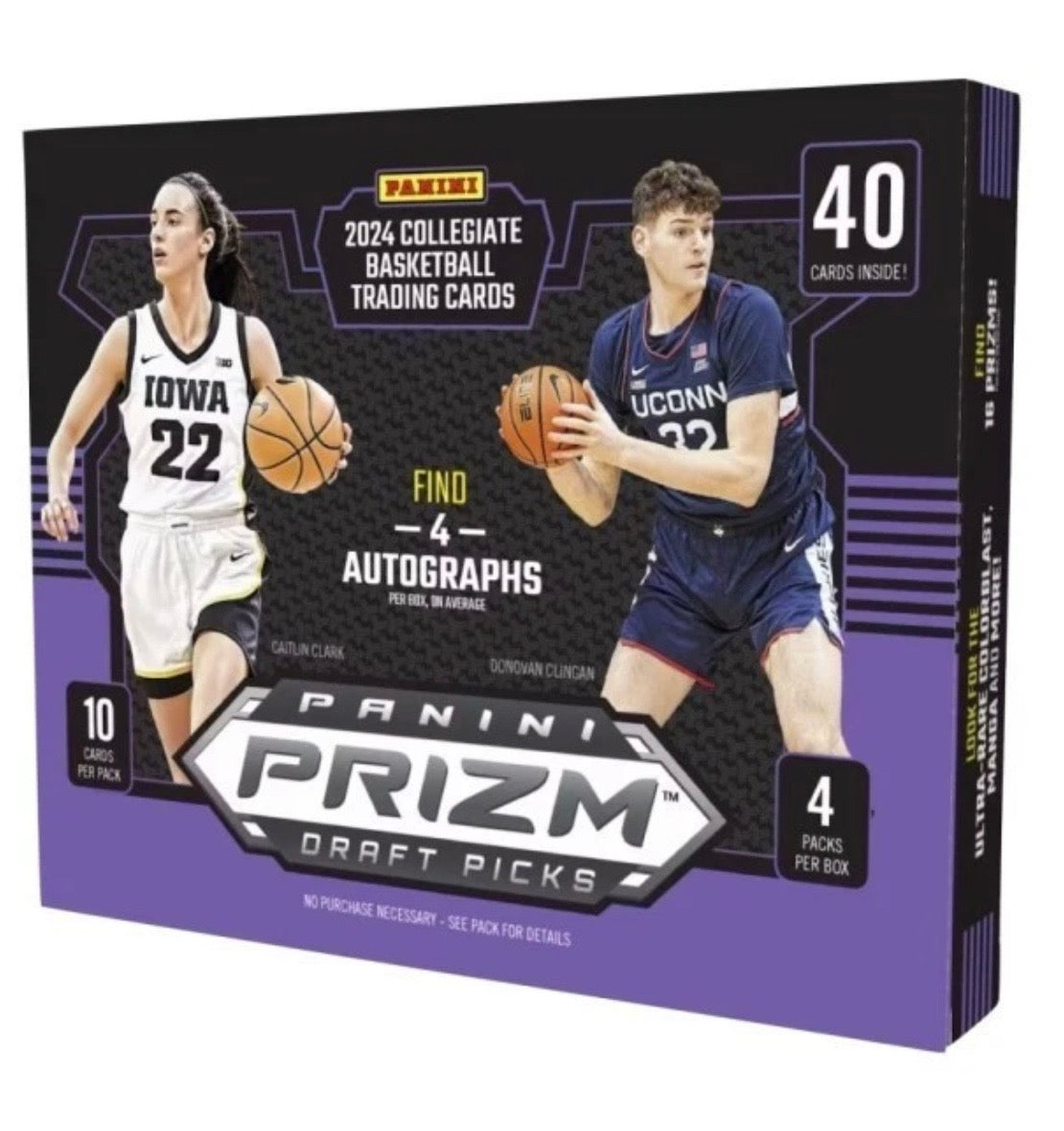 2024-25 Panini Prizm Draft Picks Collegiate Basketball Hobby Box