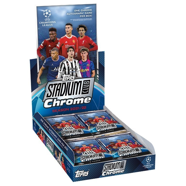 2021/22 Topps Stadium Club Chrome Bundesliga Soccer Hobby Box