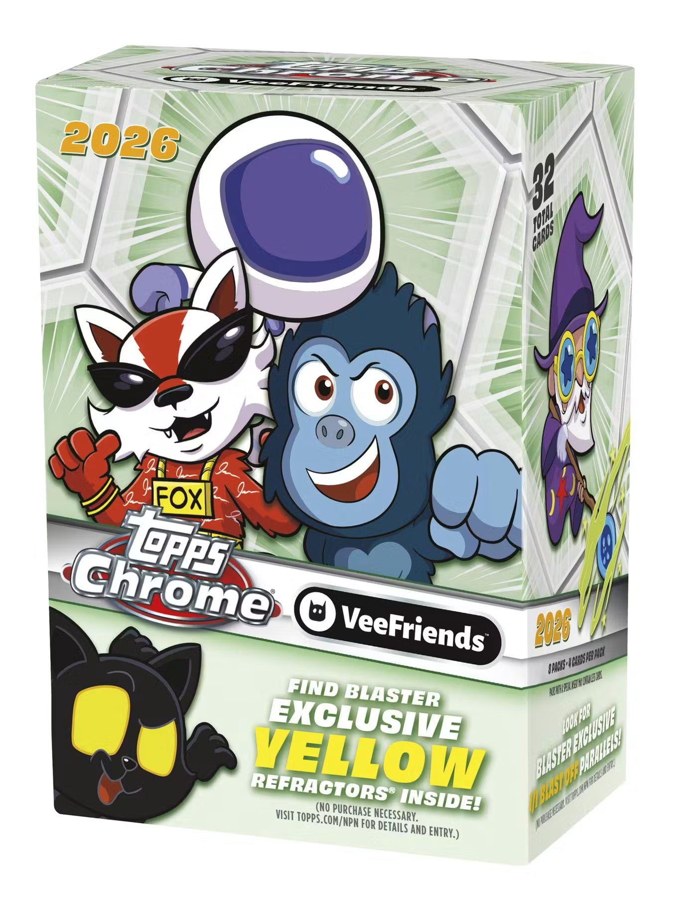 Available 6/10 - 2026 Topps VeeFriends Chrome Blaster Box