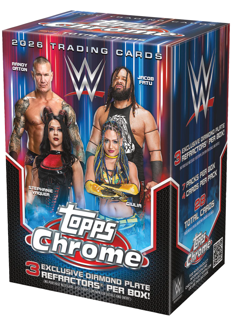 2026 Topps Chrome WWE Wrestling Blaster Box