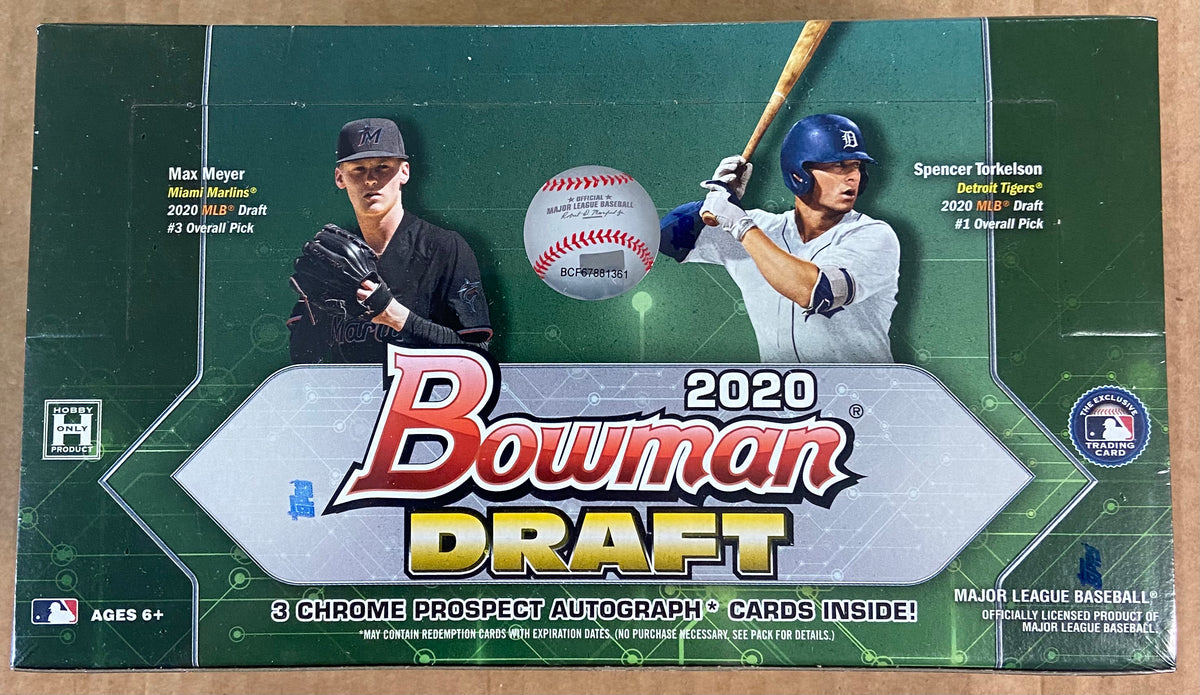 2020 Baseball Bowman Draft Jumbo Hobby Box Factory Sealed – DJ's
