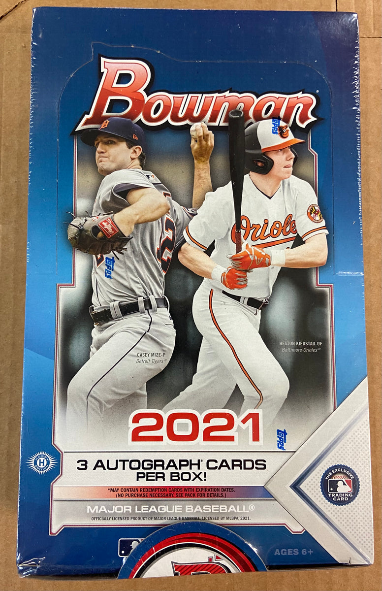 2021 Baseball Bowman Jumbo Hobby Box Factory Sealed – DJ's Cards and Comics