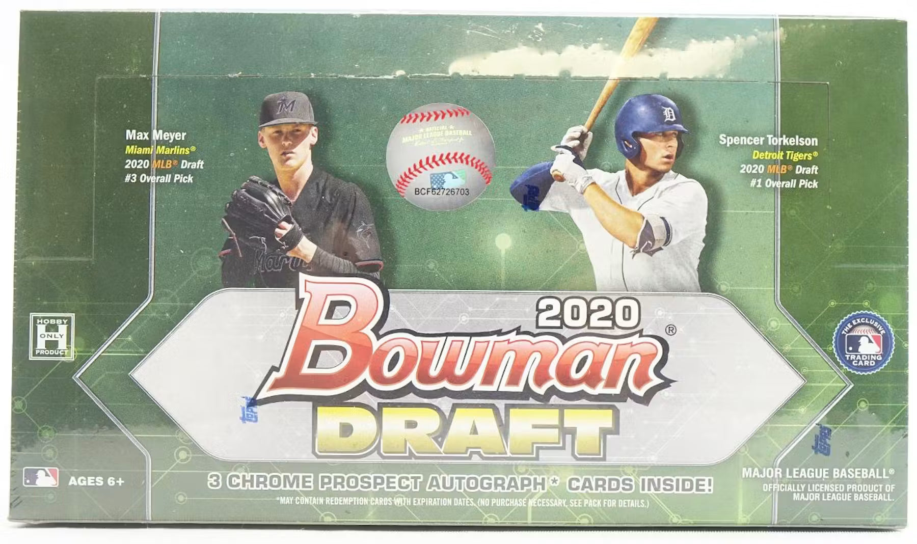 2020 Bowman Draft Baseball Hobby Jumbo Box