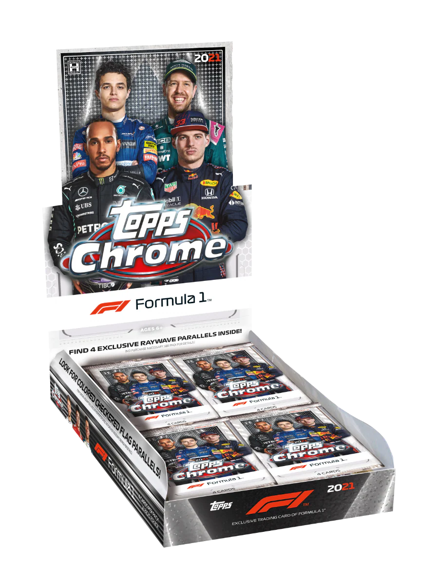 2021 Topps Chrome F1 Formula 1 Racing Hobby Lite Box
