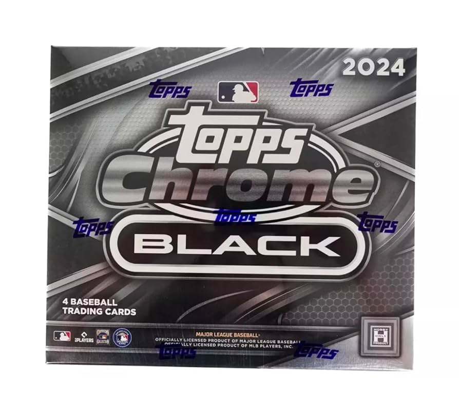 2024 Topps Chrome Black Baseball Hobby Box