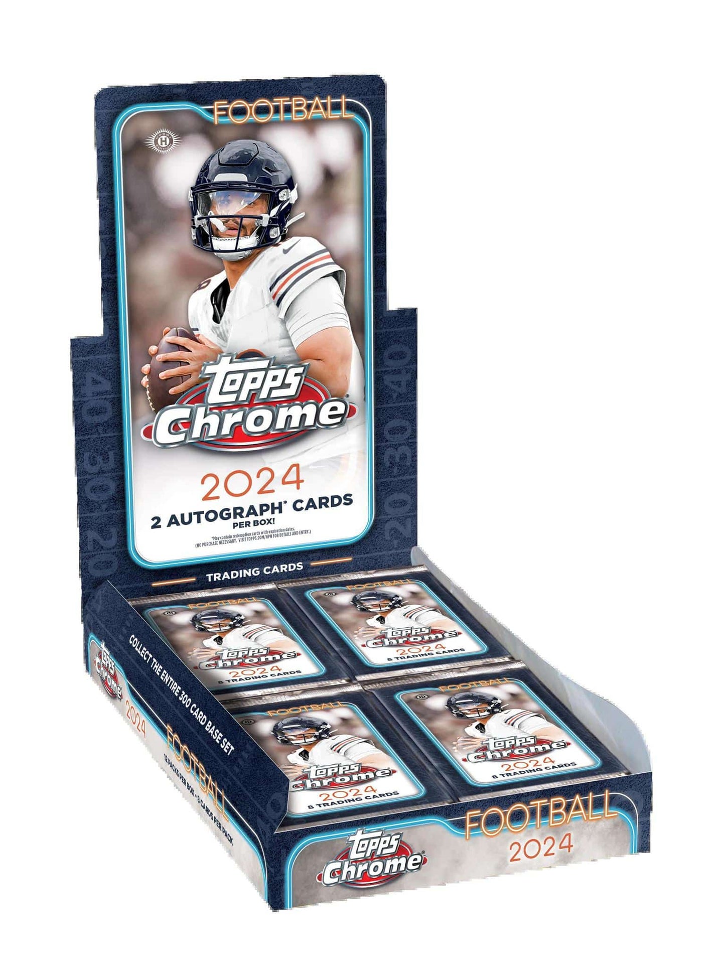 2024 Topps Chrome Football Hobby Box