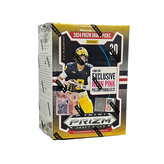 2024 Panini Prizm Draft Picks Football Hobby Blaster Box (Neon Pink Pulsar)