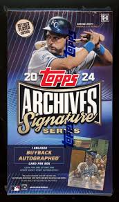 2024 Topps Archives Signature Series Baseball Hobby Box - Retired