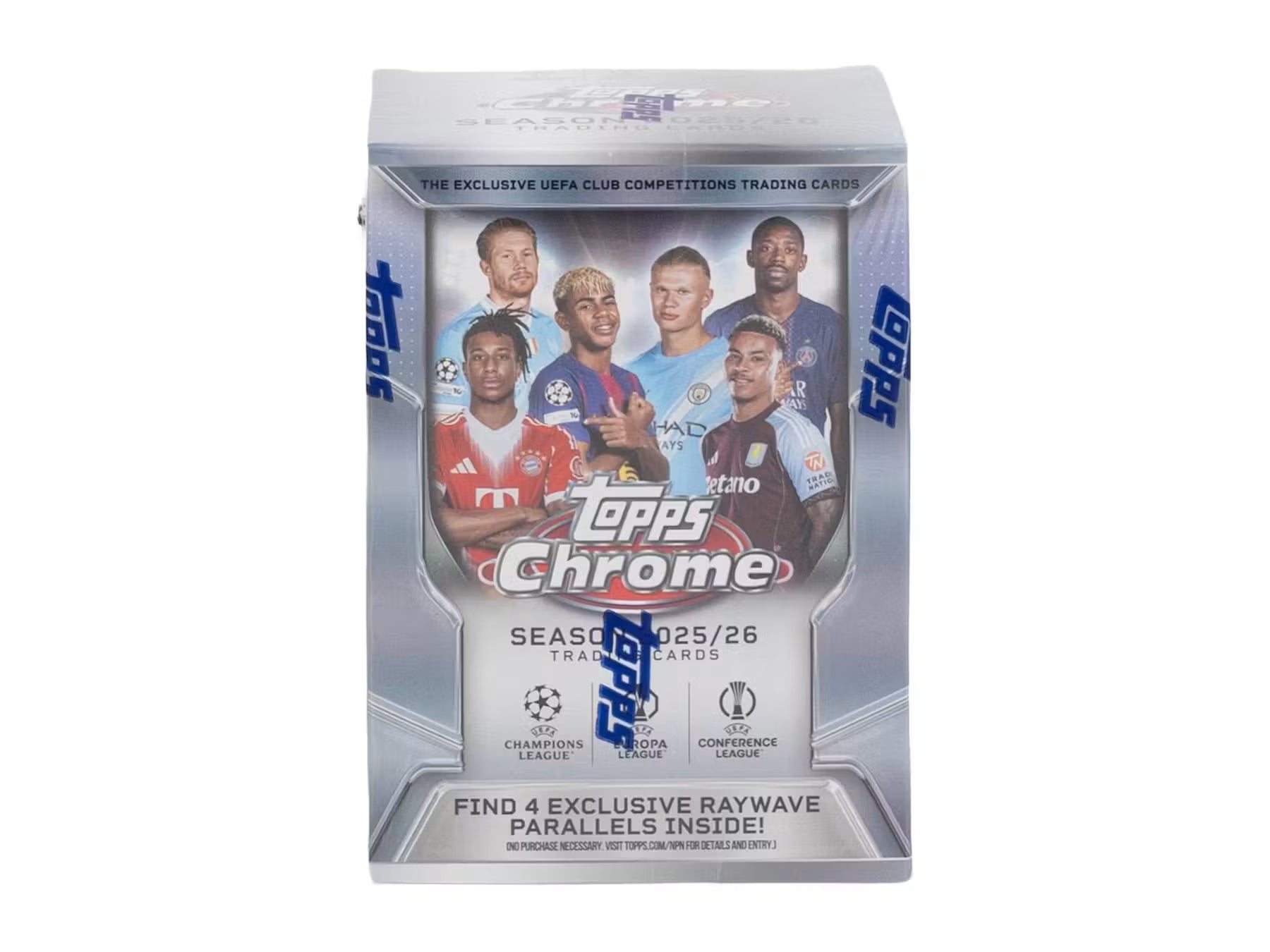 2025/26 Topps Chrome UEFA Club Competitions Soccer Blaster Box