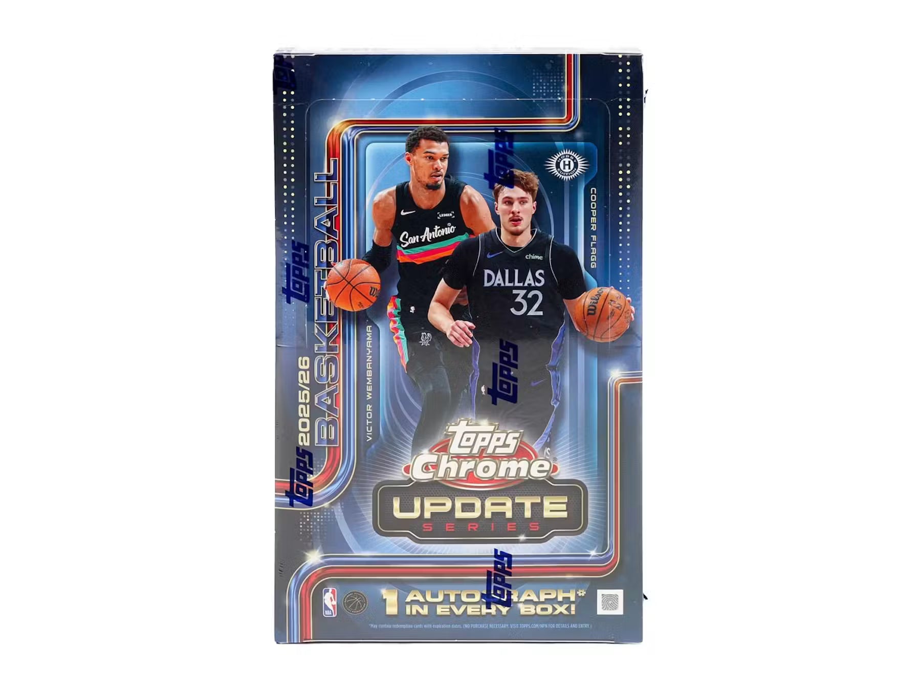 2025/26 Topps Chrome Update Series Basketball Hobby Box (Presell)
