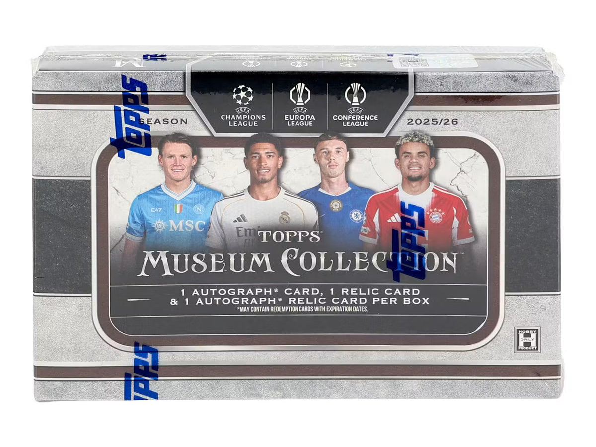 2025/26 Topps UEFA Club Competitions Museum Collection Soccer Hobby Box