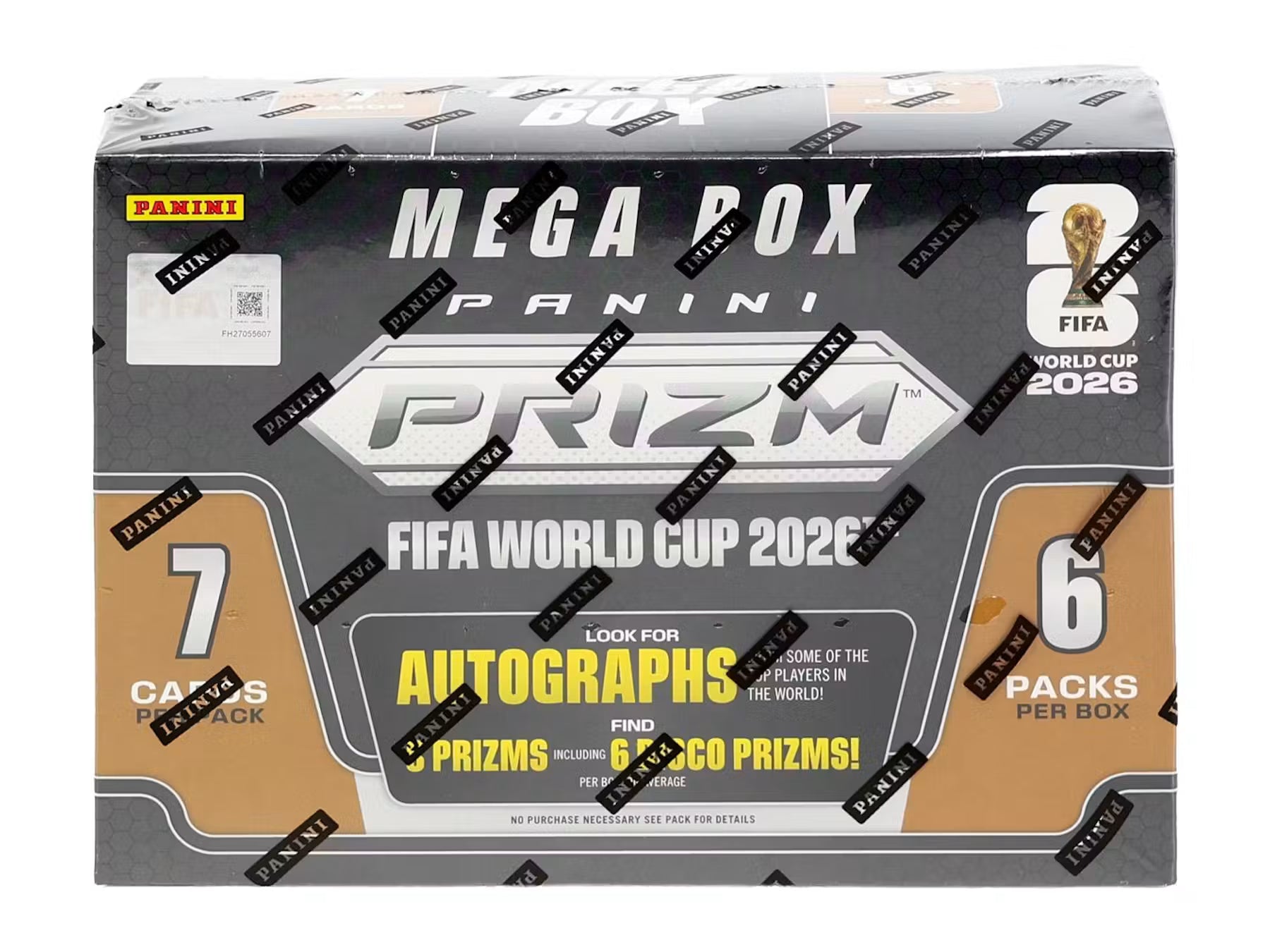 2026 Panini Prizm FIFA World Cup Soccer Mega Hobby Box