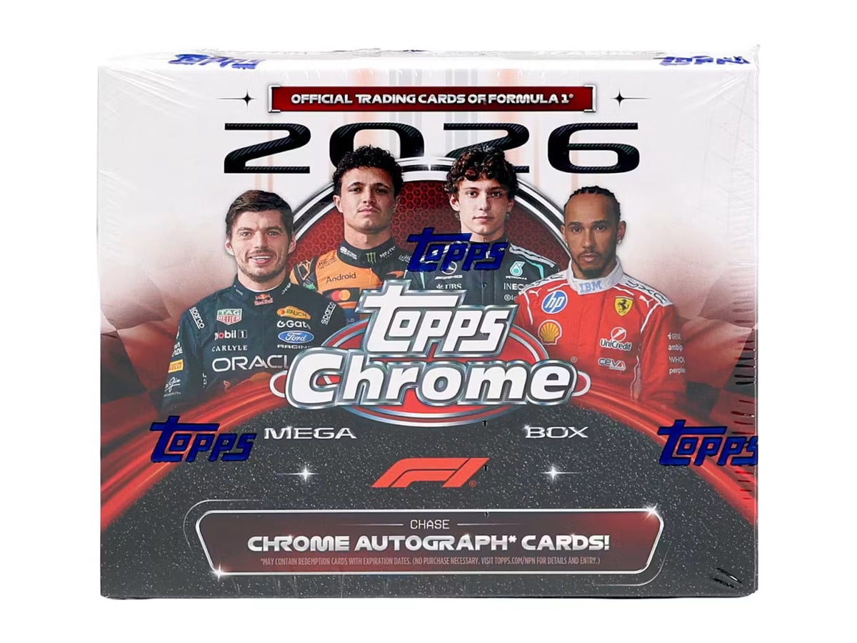 2026 Topps Chrome F1 Formula 1 Mega Box