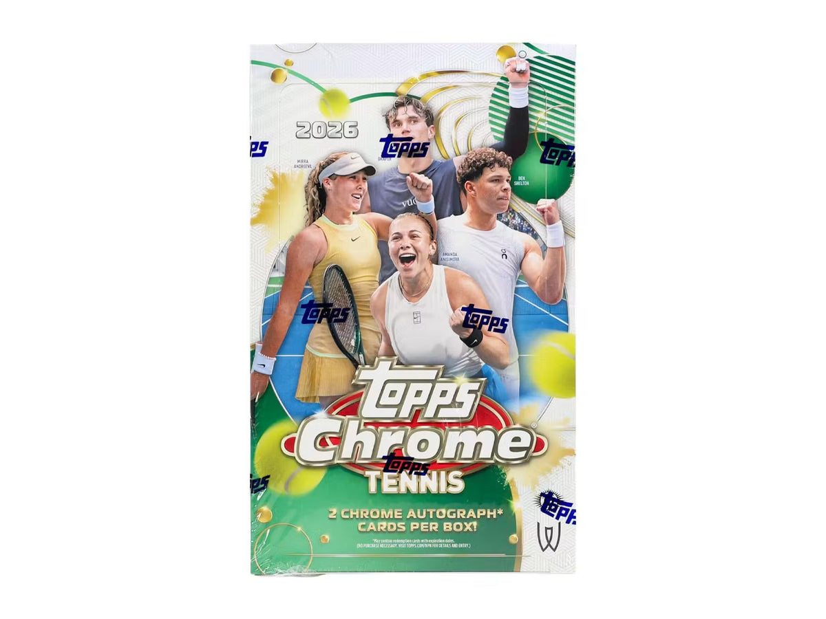 2026 Topps Chrome Tennis Hobby Box – DJ's Cards and Comics