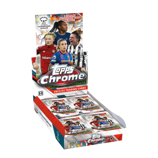 2021/22 Topps UEFA Women's Champions League Chrome Soccer Hobby Box