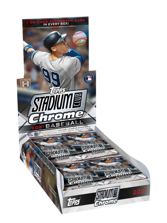 2021 Topps Stadium Club Chrome Baseball Hobby Box
