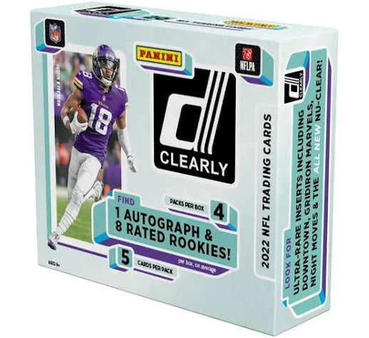 2022 Donruss Clearly Football Hobby Box