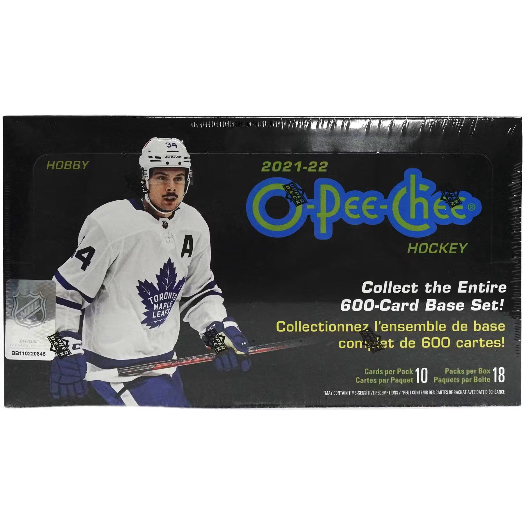 2021-22 Upper Deck O-Pee-Chee Hockey Hobby Box