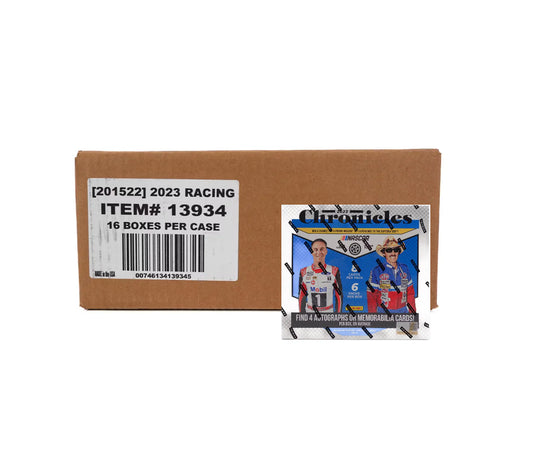 2023 Panini Chronicles Racing NASCAR Hobby 16-Box Case