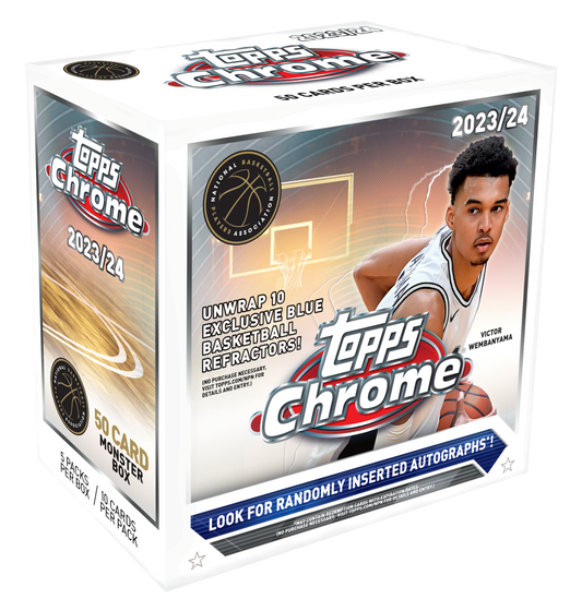 2023-2024 Topps Chrome Basketball Mega Box