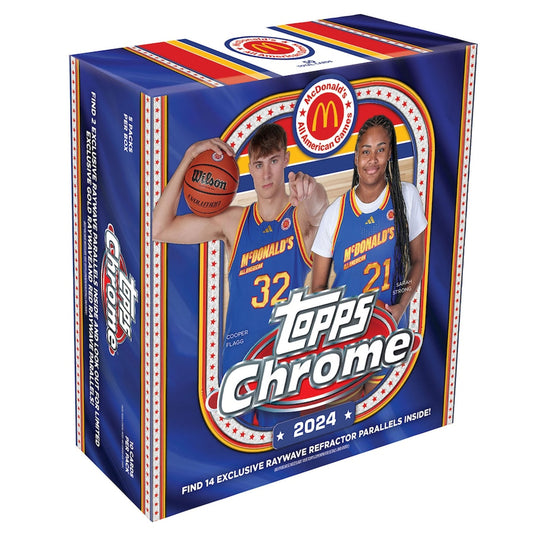 2024 Topps Chrome McDonald's All American Basketball Mega Box