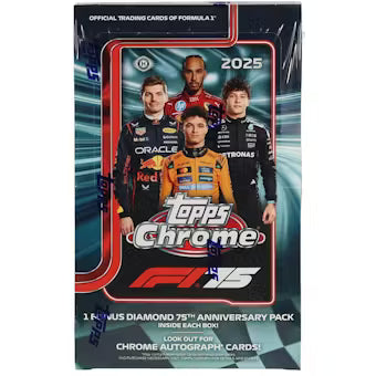 2025 Topps Chrome F1 Formula 1 Hobby Box