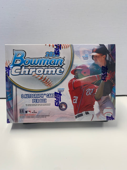 2023 Bowman Chrome Baseball HTA Choice Box