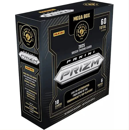 2025 Panini Prizm FIFA Club World Cup Soccer Mega Hobby Box