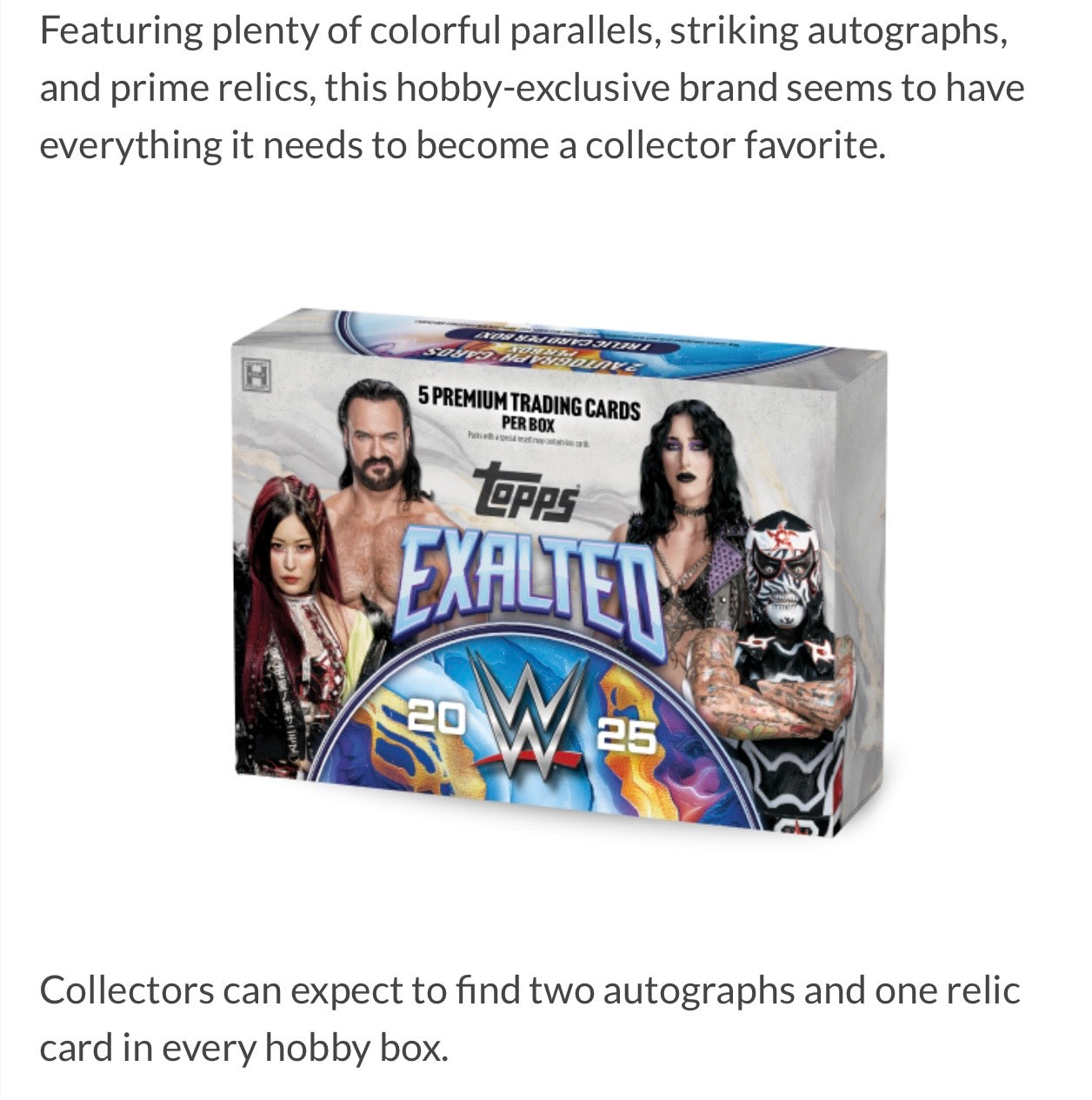 2025 Topps WWE