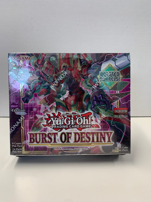 Yu-Gi-Oh! Burst of Destiny Booster Box [1st Edition] - Burst of Destiny (BODE)