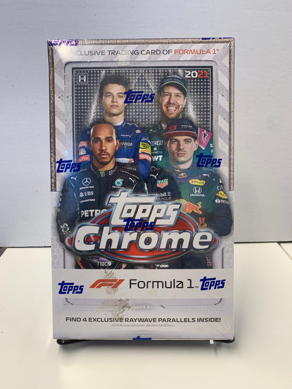 2021 Topps Chrome F1 Formula 1 Racing Hobby Box