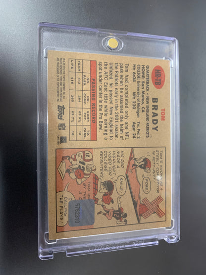 2002 Topps Heritage Real One Red Ink /57 On Card Auto