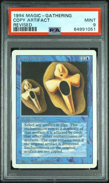 1994 Magic: The Gathering Revised Copy Artifact PSA 9