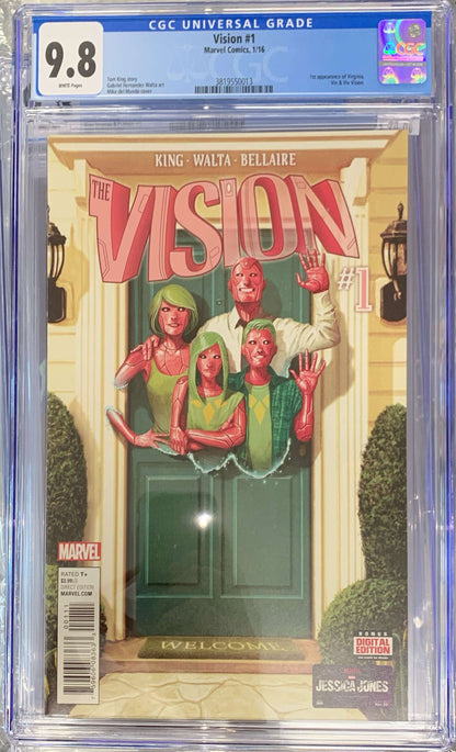 Vision #1 CGC 9.8 White Pages (2016)