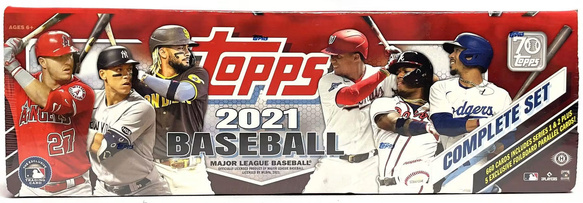 2021 Topps Factory Set Baseball Hobby (Box) (Red)