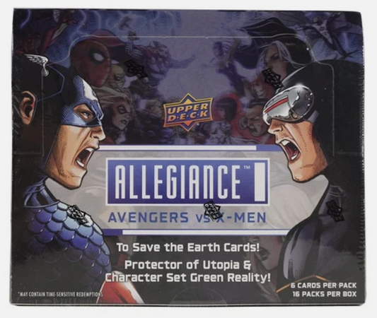 2023 Upper Deck Marvel Allegiance: Avengers VS X-Men Hobby Box