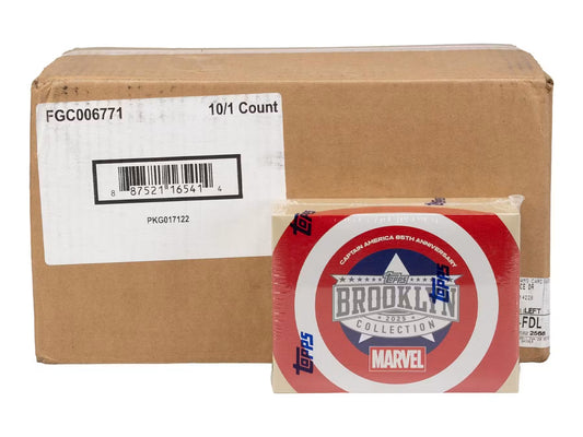 2026 Topps Marvel Brooklyn Collection Captain America Hobby 10-Box Case