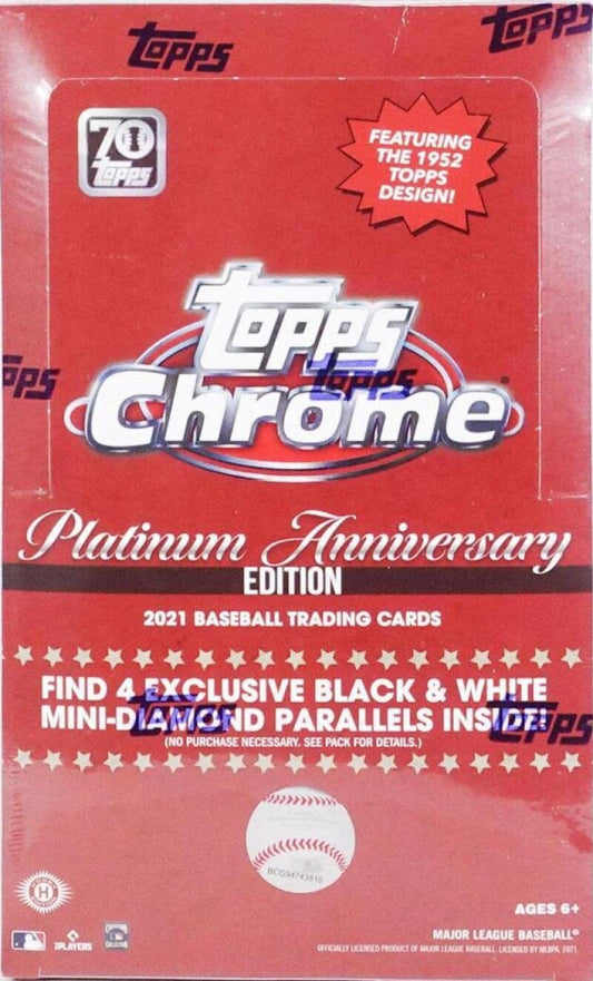 2021 Topps Chrome Platinum Anniversary Baseball LITE Box