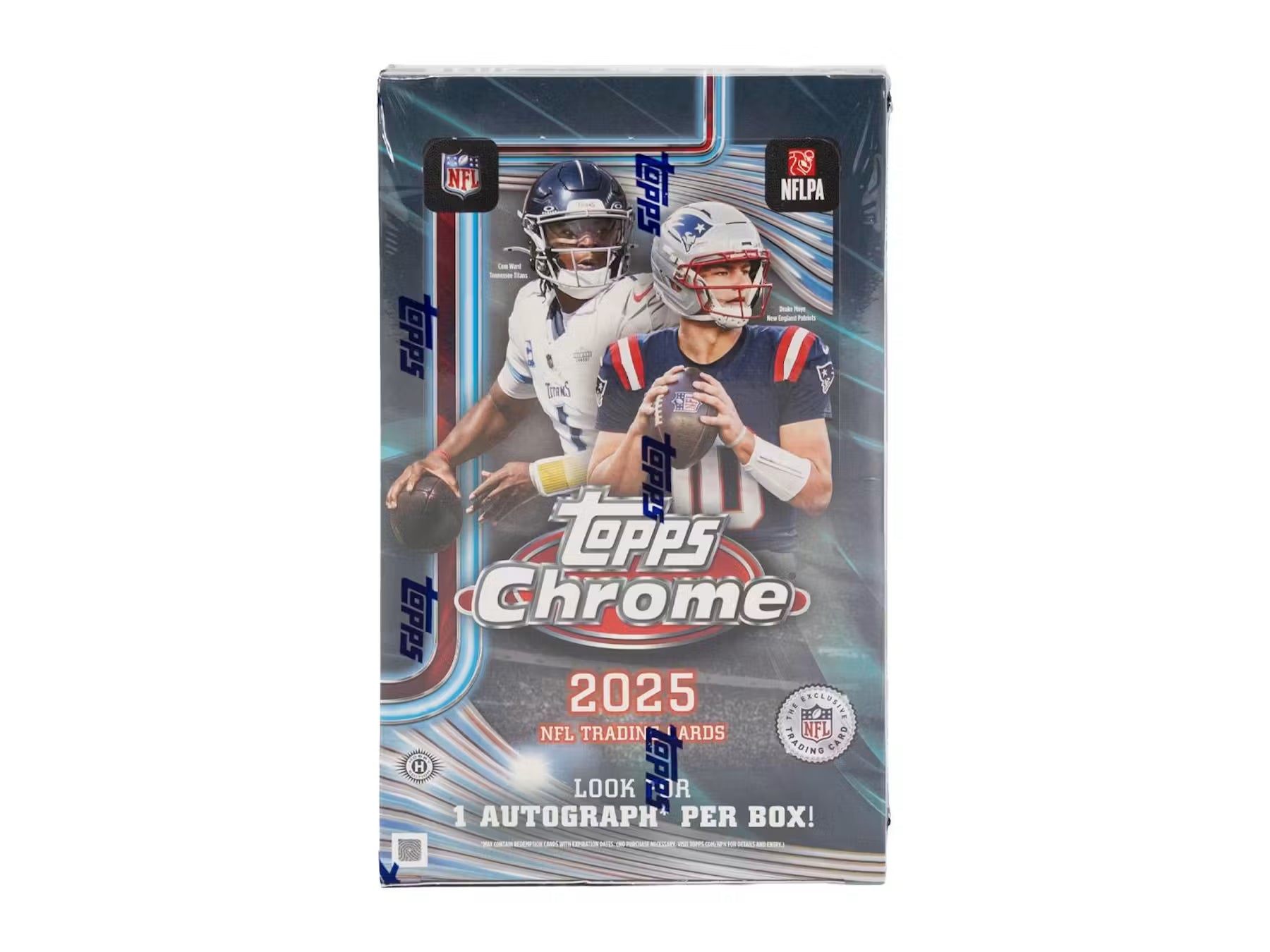 2025 Topps Chrome Football Hobby Box