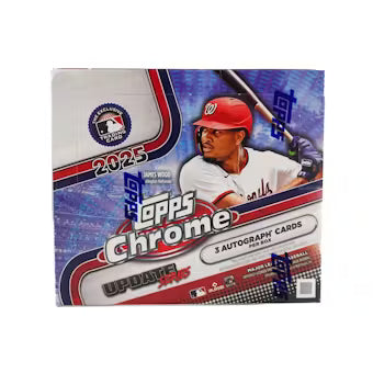 2025 Topps Chrome Update Series Baseball Hobby Jumbo Box