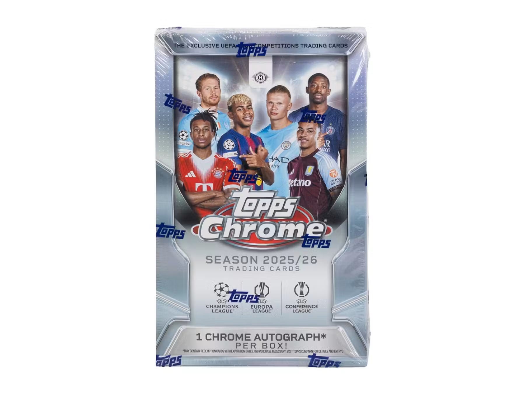 2025/26 Topps Chrome UEFA Club Competitions Soccer Hobby Box