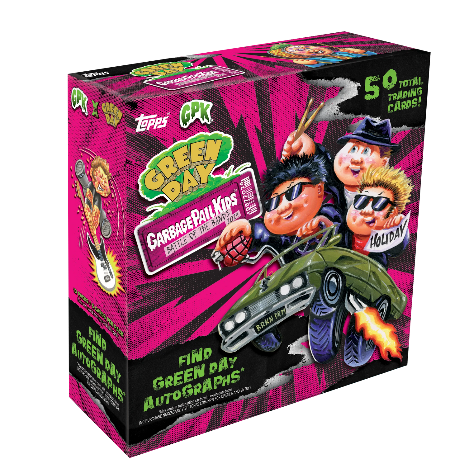 2024 Topps Garbage Pail Kids Battle of the Bands - Green Day Hobby Box