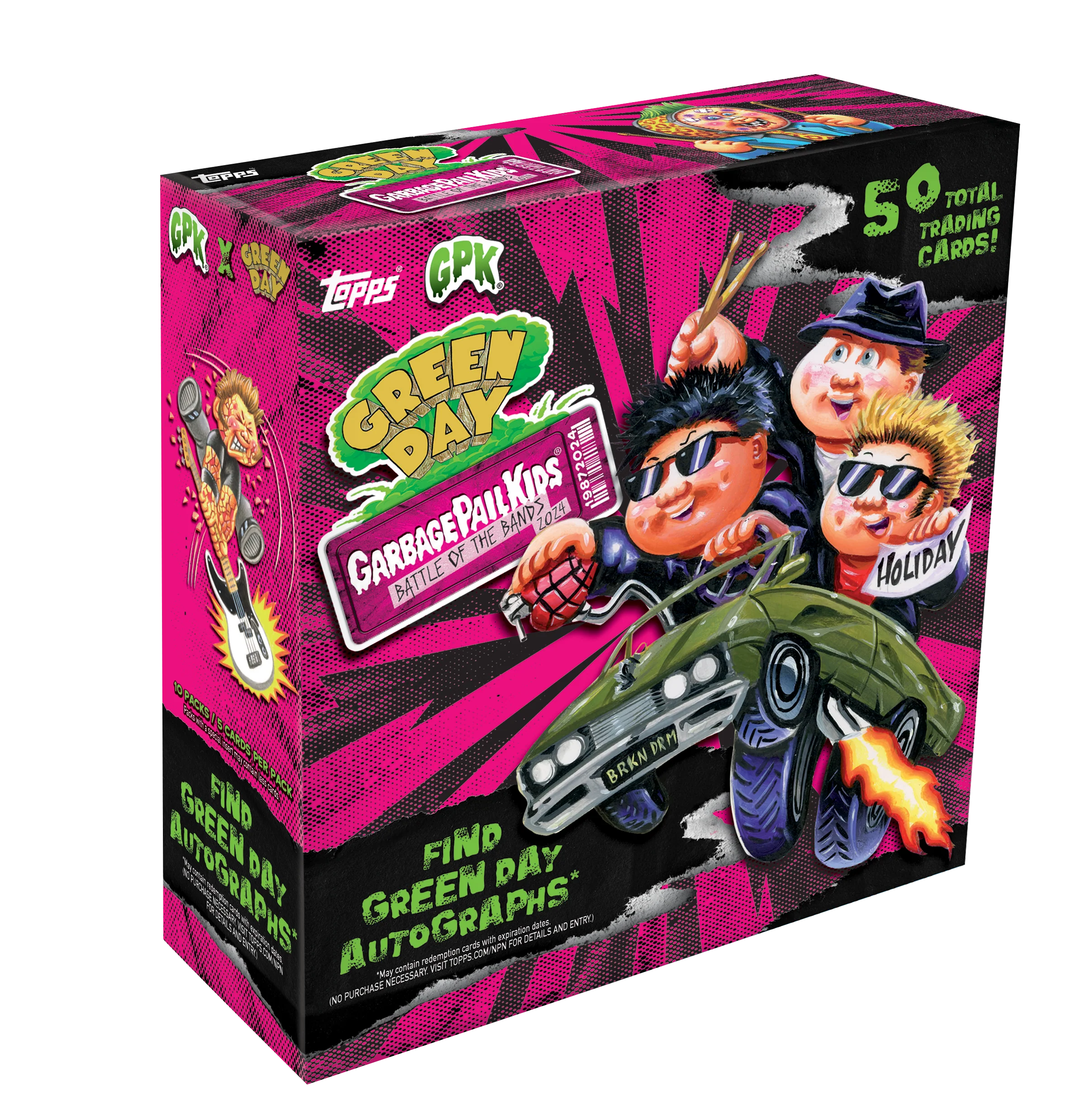 2024 Topps Garbage Pail Kids Battle of the Bands - Green Day Hobby Box