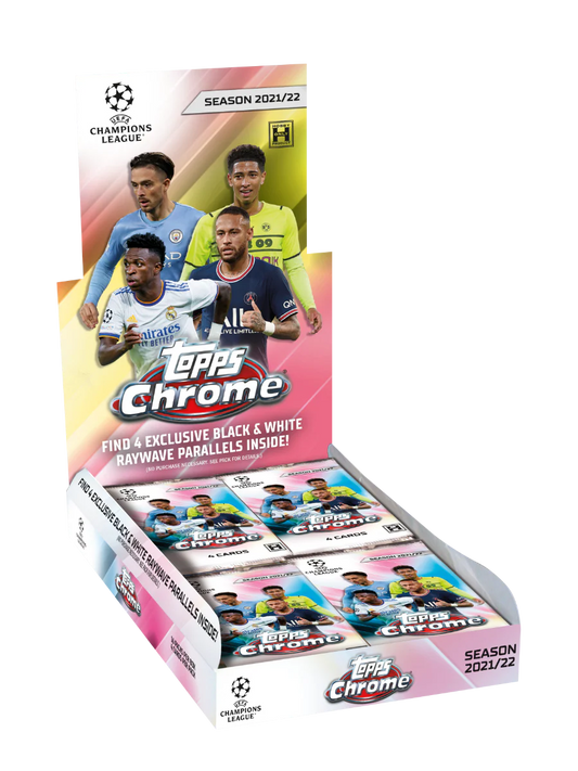 2021/22 Topps UEFA Champions League Chrome Soccer Hobby Lite Box