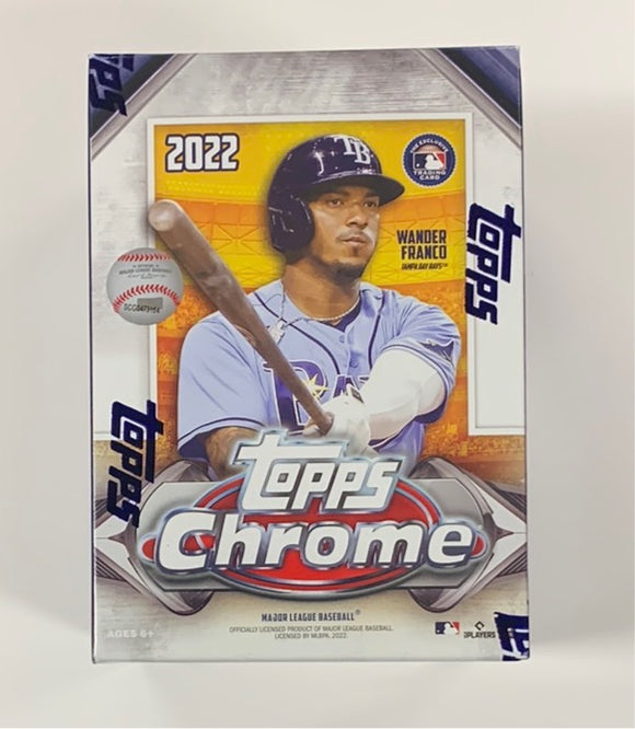 2022 Topps Chrome Baseball 8-Pack Blaster Box
